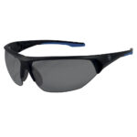 GE Protección Lentes de seguridad ahumados negro/azul