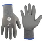 GE Protección Guantes de nitrilo – alternativa recubierta PU 15G, talla M (12 pares)