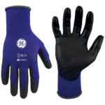 GE Protección Guantes recubiertos de PU 18G talla L (12 pares) para salud ocupacional