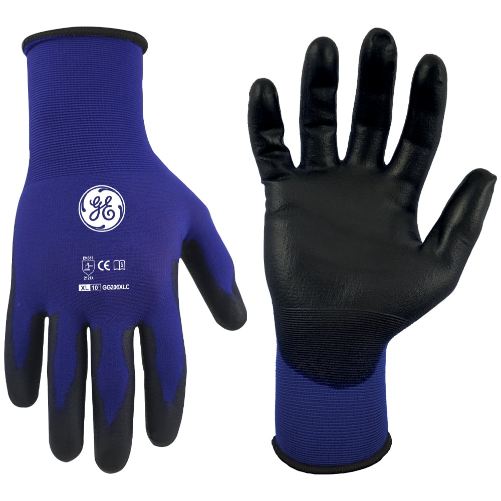 GG206XLC.jpg GE Protección Guante recubierto PU 18G XL para salud ocupacional