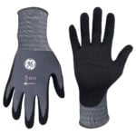 GE Protección Guantes de nitrilo recubiertos XL (paquete 12 pares)