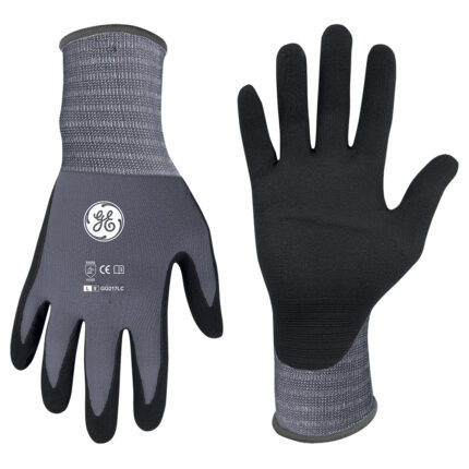 GE Protección Guantes de nitrilo recubiertos XL para industria