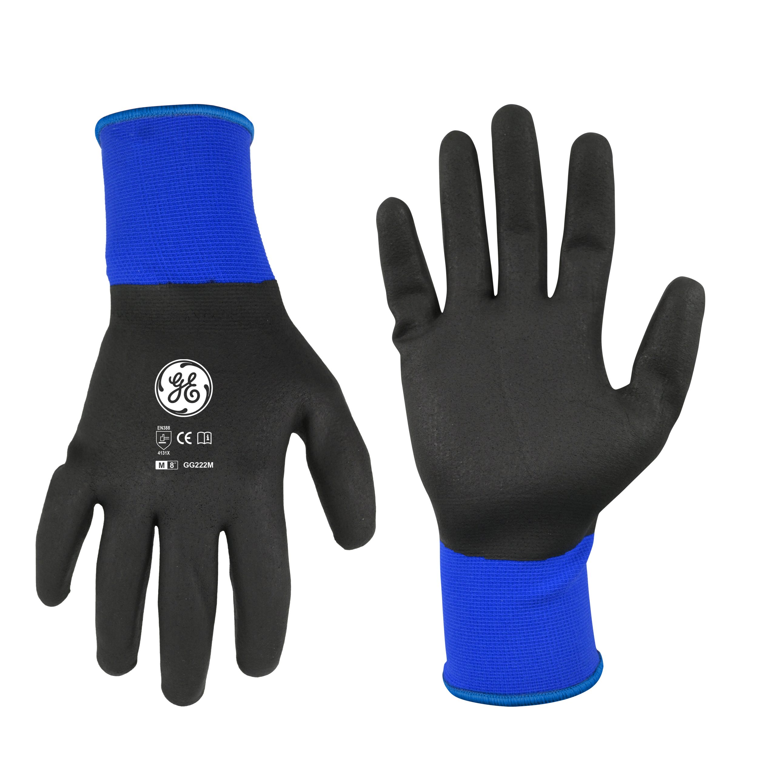 GG222XLC-scaled-1.jpg GE Protección Guante de nitrilo recubierto completo XL para salud ocupacional
