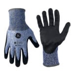 GE Protección Guantes de nitrilo A3 talla L (12 pares) para salud ocupacional
