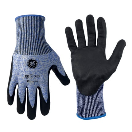 GE Protección Guantes de nitrilo recubiertos A3 talla M