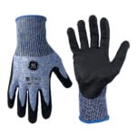 GE Protección Guantes de nitrilo recubiertos, pack 12 pares talla M (GG223M)