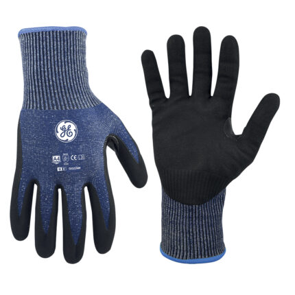 GE Protección Guante recubierto de nitrilo A4 talla M para salud ocupacional