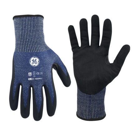 GE Protección Guantes de nitrilo A4 recubiertos, talla XL