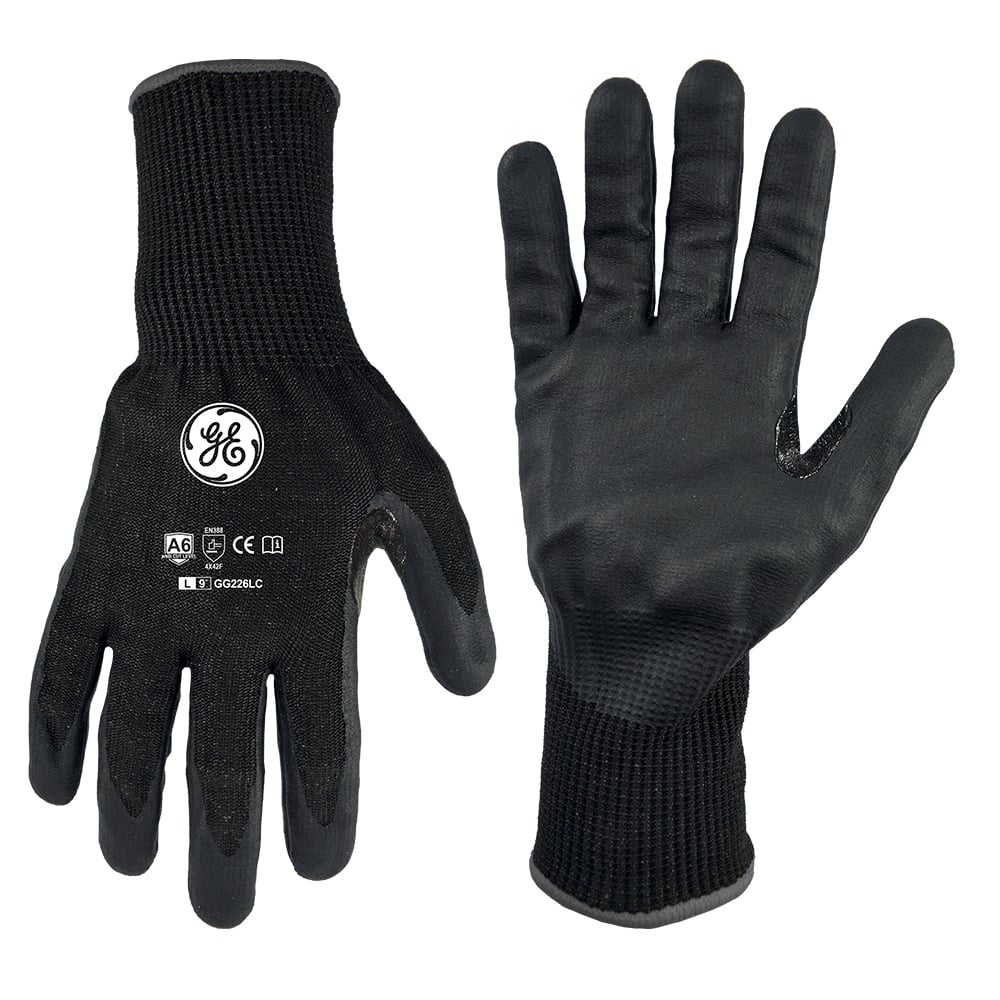GG226LC-1.jpg GE Protección Guantes de nitrilo recubiertos A6, talla L