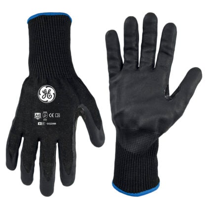 GE Protección Guante recubierto de nitrilo A6 talla M para salud ocupacional