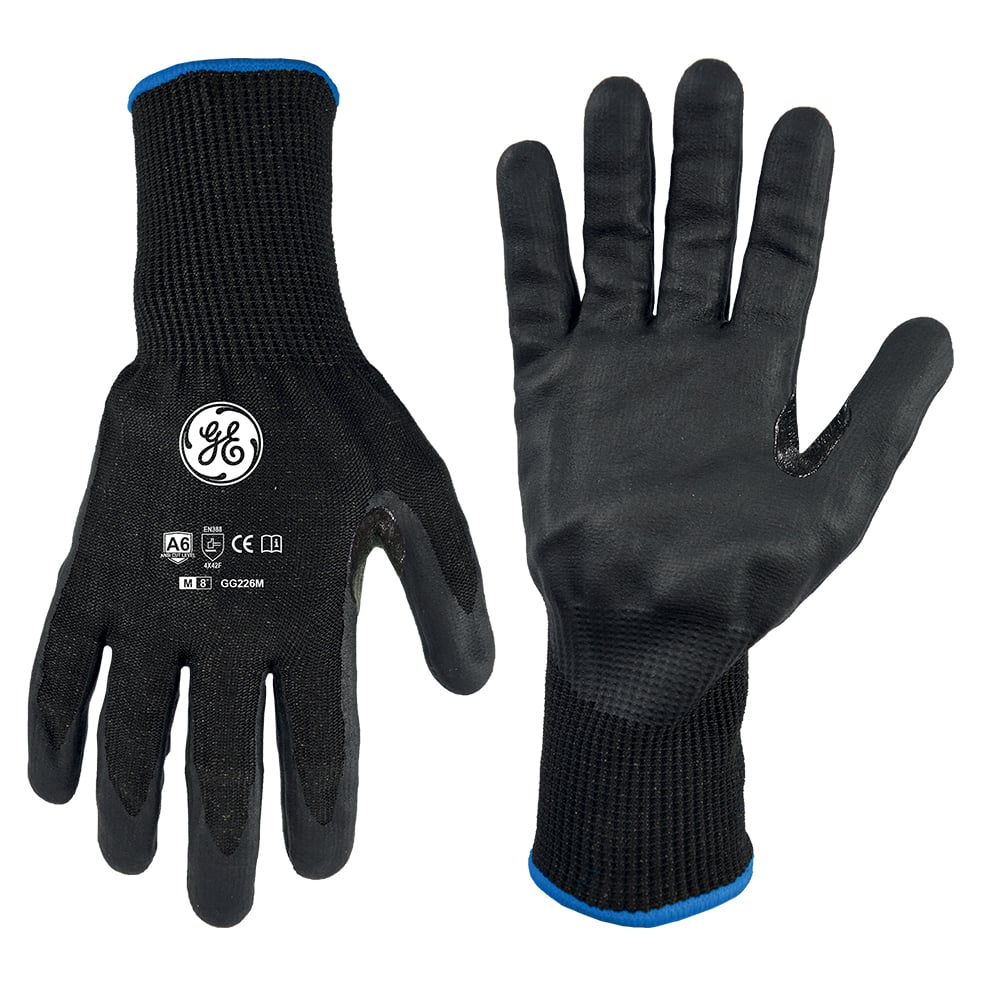 GG226MC.jpg GE Protección Guante recubierto de nitrilo A6 talla M para salud ocupacional