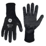 GE Protección Guantes de nitrilo recubiertos XL para trabajo industrial