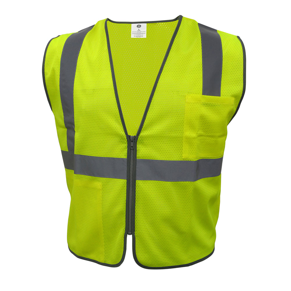 GV076GM.jpg GE Protección Chaleco verde 2 bolsillos M para salud ocupacional