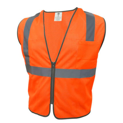 GE Protección Chaleco naranja 2 bolsillos M para salud ocupacional