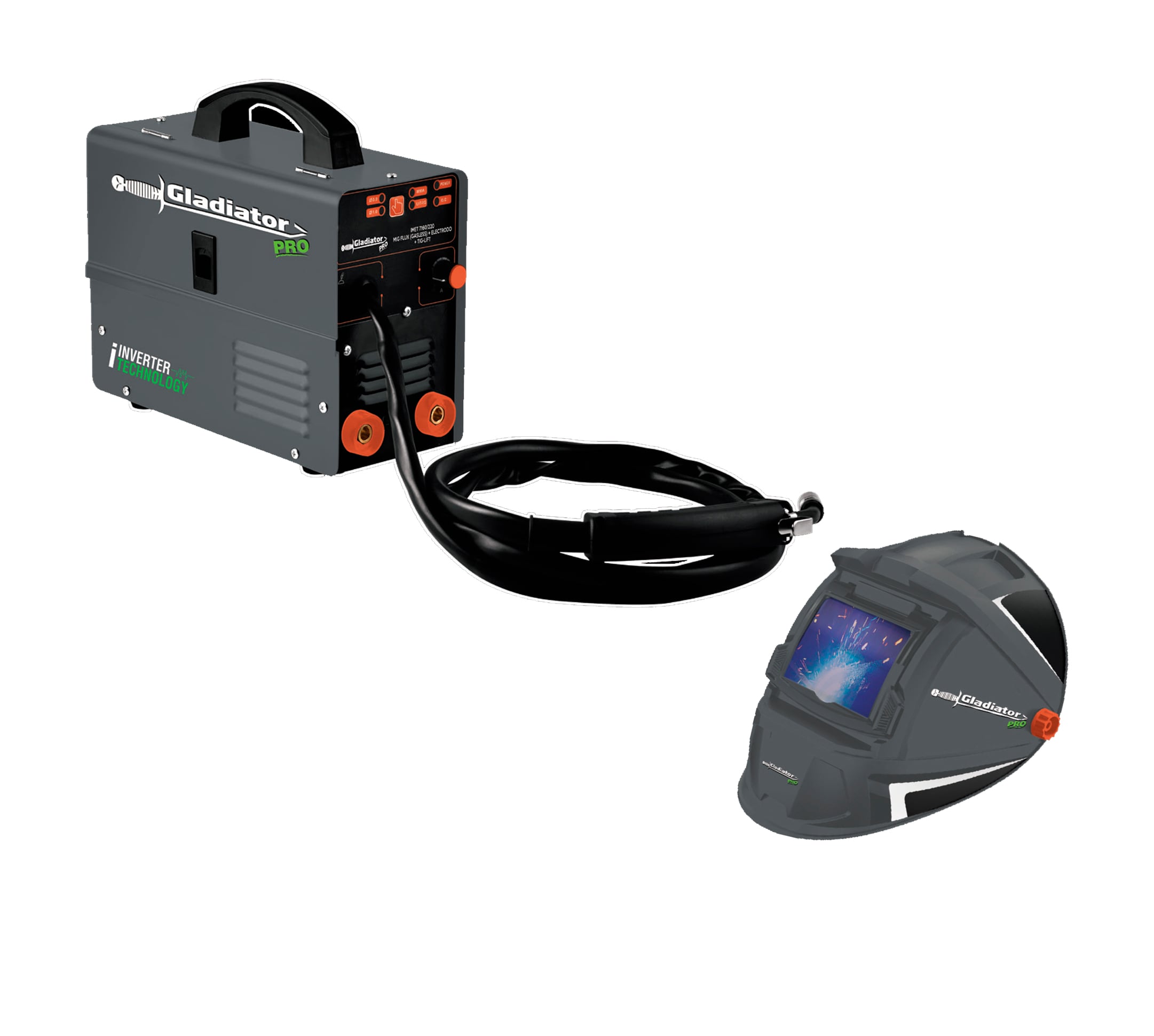 IMET7160_ms802.jpg Inversor de soldadura MIG TIG Lift con máscara incluida