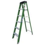 Escalera de fibra de vidrio 6 ft grado comercial