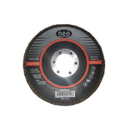 Disco flap 4 1/2 grano 60 para esmeril angular