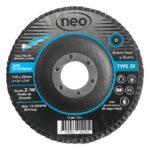 Disco flap 4 1/2 grano 100 para esmeril angular