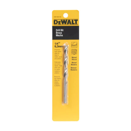 DEWALT Broca para metal HSS 1/4 DW130014C