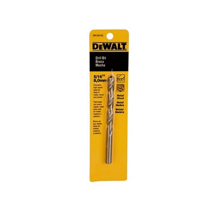 DEWALT Broca para metal 5/16 HSS en blíster