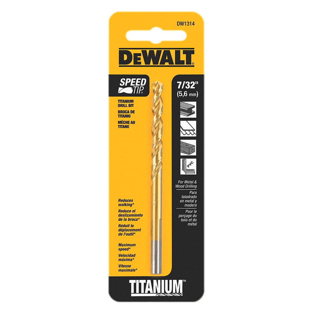 N_DW1314.jpg DEWALT Broca para metal titanio 7/32 DW1314