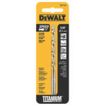 DEWALT Broca para metal 1/4 titanio DW1316
