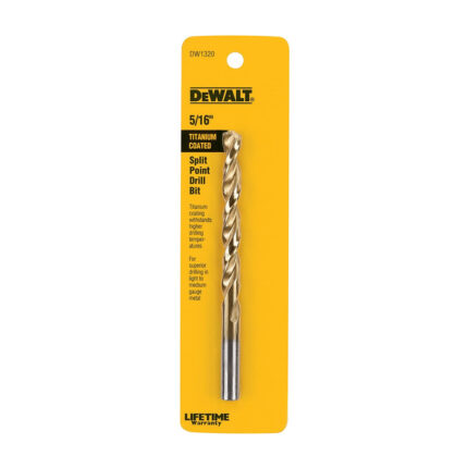 DEWALT Broca para metal 5/16 titanio DW1320