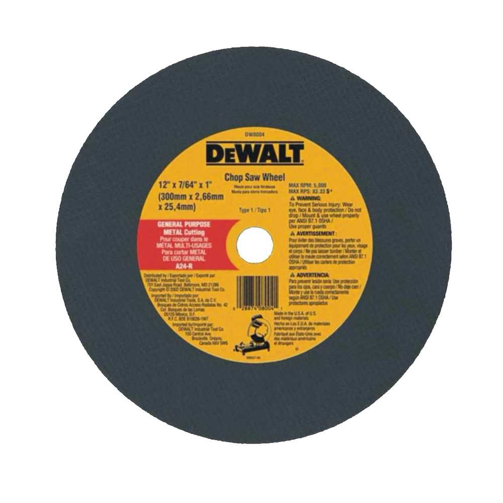 N_DW44640.jpg Disco de corte para metal 14 pulgadas DEWALT DW44640 7/64 x 1 pulg