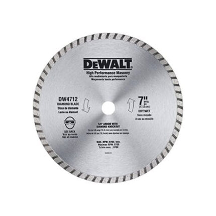 Disco diamantado segmentado 7 pulgadas XP DEWALT DW4712