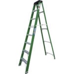 Escalera de fibra de vidrio 8 ft comercial tipo tijera