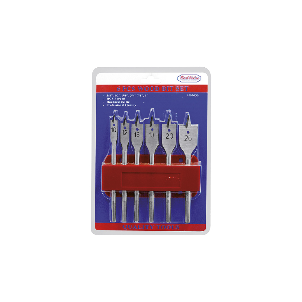 N_H07030.jpg Juego de brocas paleta para madera 6 piezas