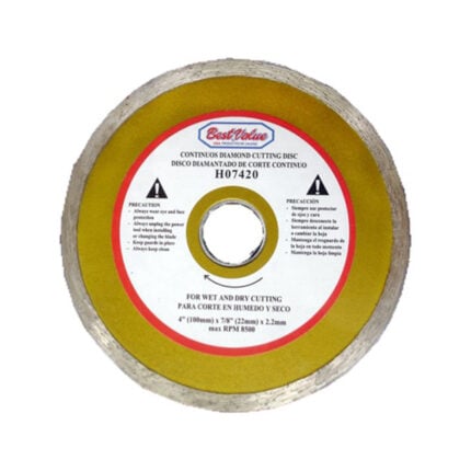 Disco diamantado continuo 4 1/2 para cerámica y porcelanato