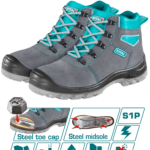 Zapato de Seguridad Total Bota Gris Punta de Acero TSP201S1P