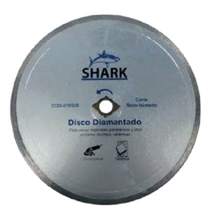 disco diamantado continuo 9 pulgadas SHARK para corte