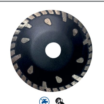 Disco diamantado para granito INTRUDER cóncavo de 5 pulgadas