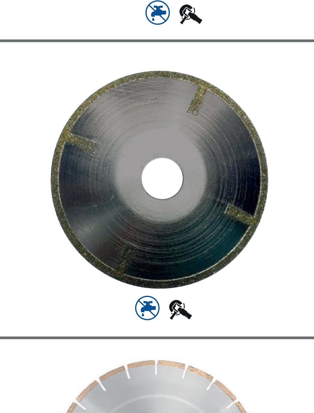 Disco Intruder Cóncavo Electrocut para Mármol - disco diamantado para mármol Disco Intruder Cóncavo Electrocut para Mármol - disco diamantado para mármol
