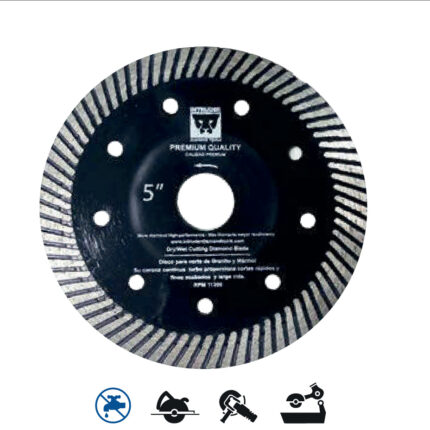 Disco diamantado para granito INTRUDER 5" turbo seco