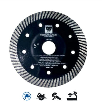 Disco diamantado para granito Intruder Turbo Seco 7 pulgadas