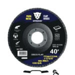 Disco flap de zirconio INTRUDER grano 80 4 1/2 x 22,2 mm – disco abrasivo