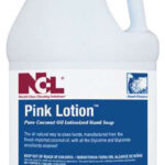 PINK LOTION NCL, jabón de manos con aceite de coco en galón