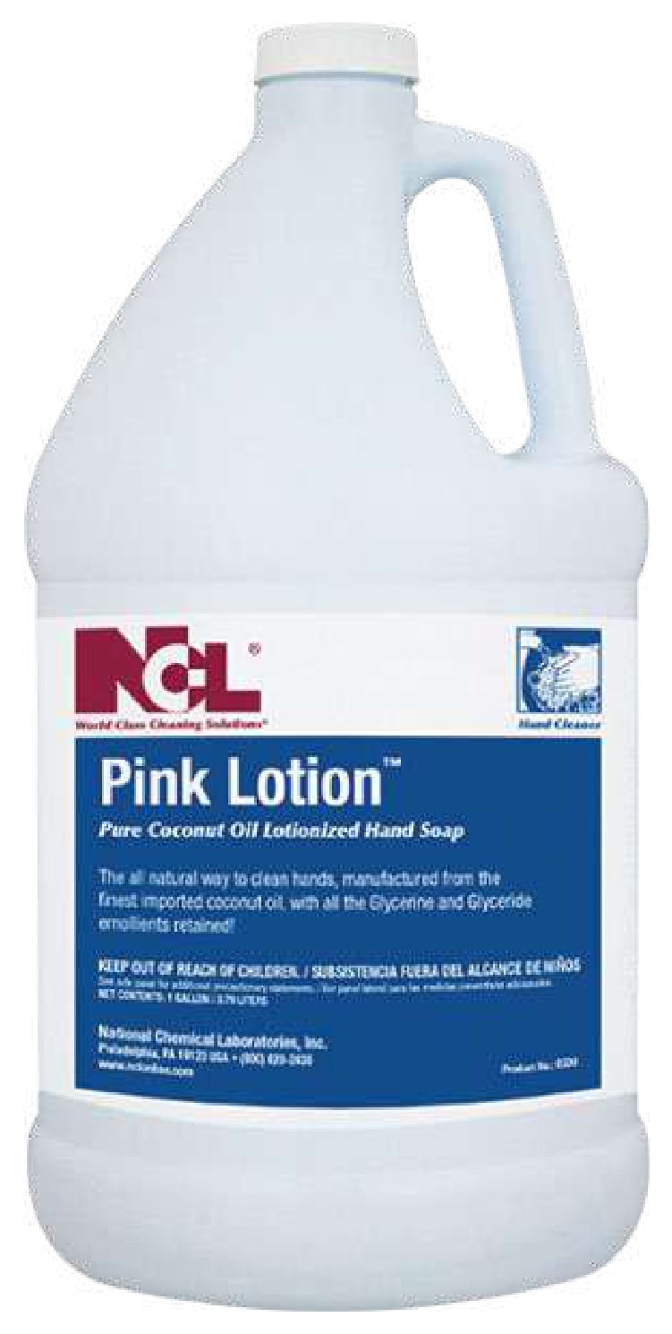 PINK LOTION NCL, jabón de manos con aceite de coco en galón PINK LOTION NCL, jabón de manos con aceite de coco en galón