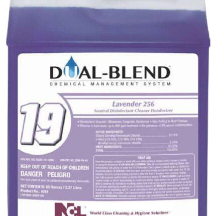 NCL DB #19 Lavender 256 Disinfectant desinfectante neutro 1:256 80Oz