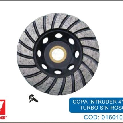 copa diamantada turbo 4 pulgadas sin rosca intruder