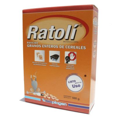 cebo raticida en cereal Ratoli 500g Costa Rica