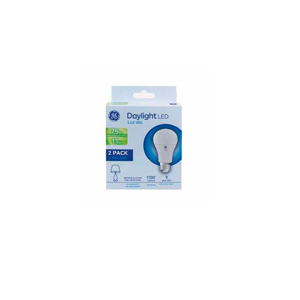 1022818738.jpg Bombillos LED GE 11W A19 6500K 1100 lm, paquete de 4 – E50026