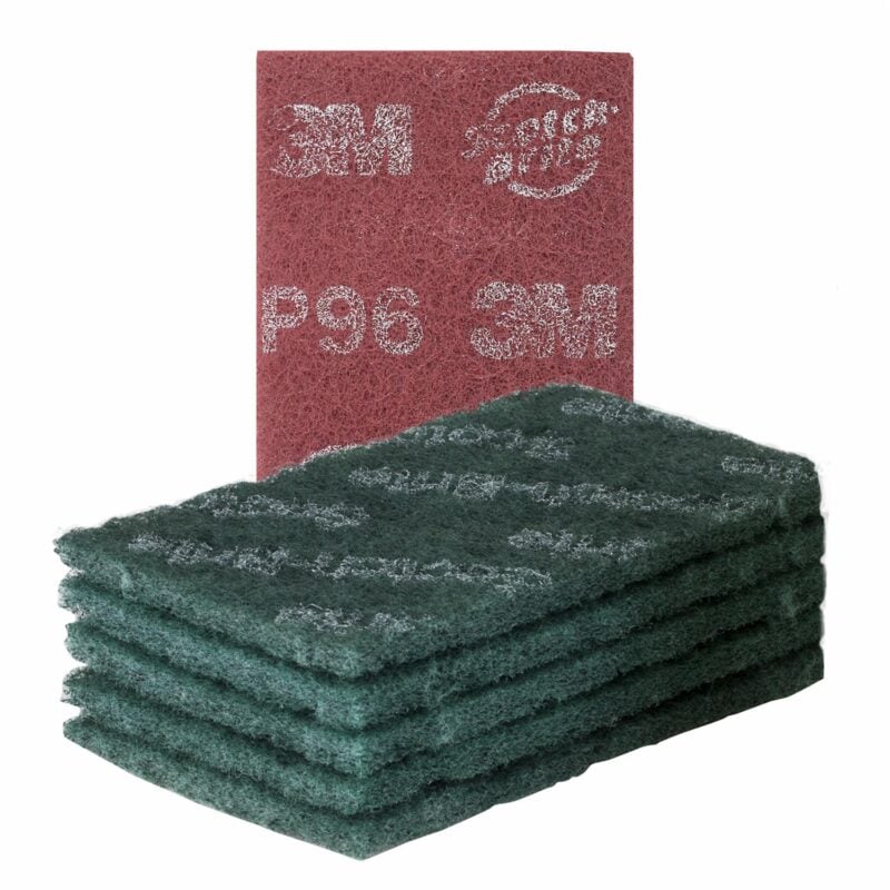 Fibra P-96 verde Scotch-Brite de 3M de uso general, 22.9 x 15.2 cm