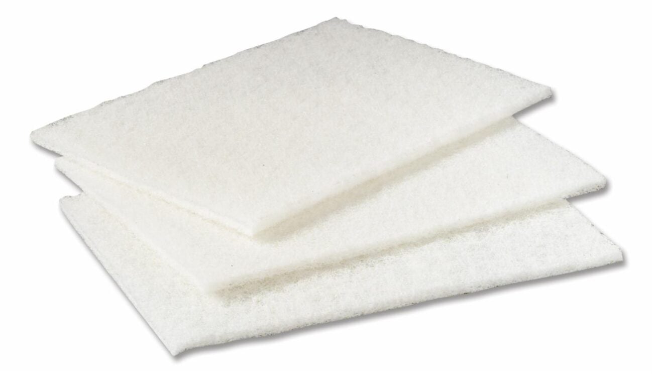 Fibra P-98 blanca delgada Scotch-Brite de 3M para trabajo delicado