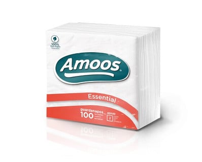 AM00049_1.jpg Servilleta Amoos Essential 22 x 22 cm doble hoja, caja de 24 paquetes